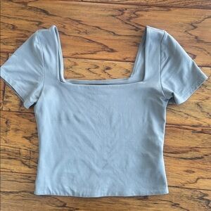 Aritzia contour light Brown Square Neck Women's Top babaton